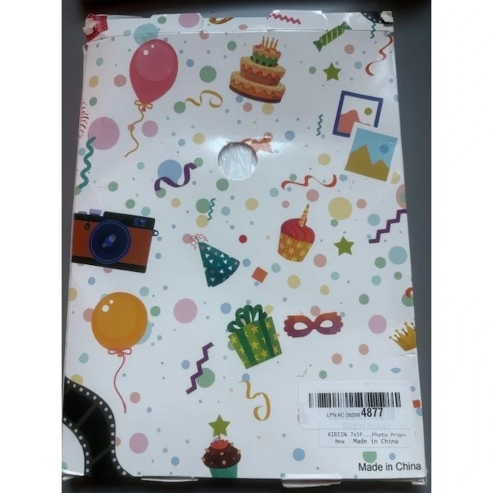 7x5ft Photo Backdrop Party Banner Decoration Birthday‎ Photography Prop